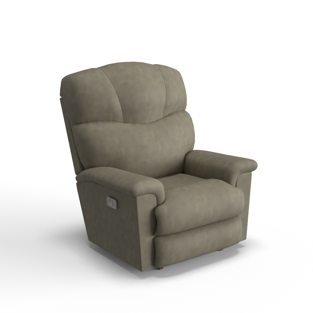 Lancer Power Rocking Recliner w/ Headrest & Lumbar, In Stock